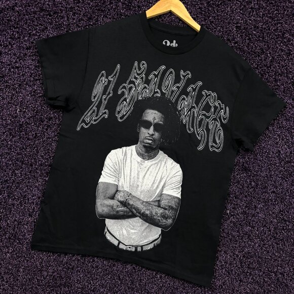 21 Savage The American Dream European Tour Hip Hop T-shirt L - Picture 3 of 4